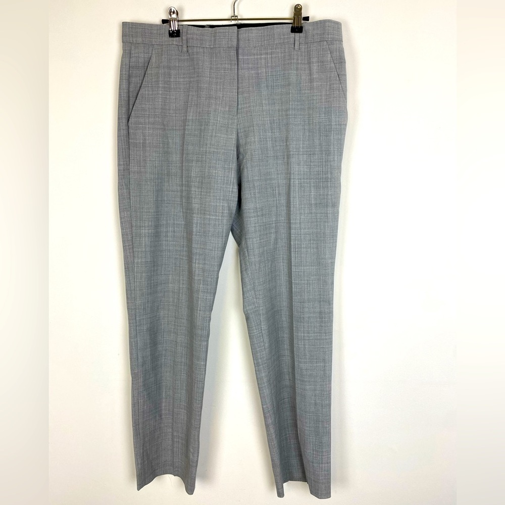 GAP True Straight Women’s Pants, Size 10 R, Light Gray Heather Dress Pants
